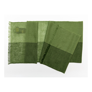 On the Move Exhibition - Scarf 100% Cashmere Green