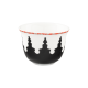Coffee cup Porcelain Mosaic, Black and White - 60ml 