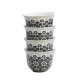 Tin Box With 4 Coffee Cup Porcelain KAOKAB -60ml POR-602074