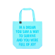 Parley tote bag Jenny Holzer