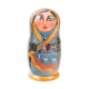 Matryoshka Dolls Festive Carmine - Set of 5