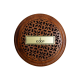 OdorOud in round wooden burner
