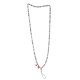 Beaded Phone Chain –  Maroon Qatar Design
