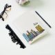 Doha Skyline Softcover Notebook