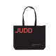 Jude Logo Tote Bag (Black/Red)