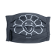 Takashi Murakami Face Mask - Kaikai Kiki Grey with White Flower Adults