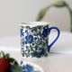 Museum of Islamic Art Mug - Blue Iznik Flowers