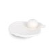 Ceramic Pearl Incense Holder (with incense sticks)