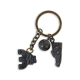 Football Keychain (Brass)  3-2-1 QOSM 
