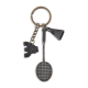Badminton Keychain (Brass) 3-2-1 QOSM 