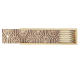 Wooden Pencil Set - Brown colour pattern