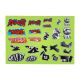 VIRGIL ABLOH PUFFY STICKERS - SET OF 24