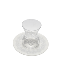 Miray Platin Tea Glass - Set of 6