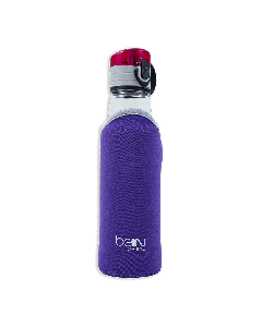 beIN Glass Water Bottle - Red Top
