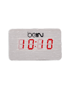 beIN Digital Wooden Clock - Small