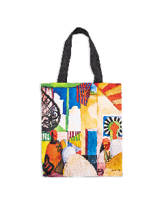 Lusail Museum Exhibition, August Macke "In the Bazaar" Tote Bag