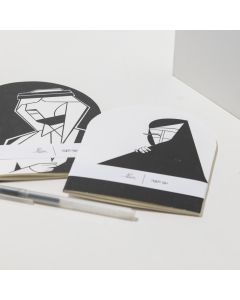 Arabic Man and Woman Notebook (Black & White)