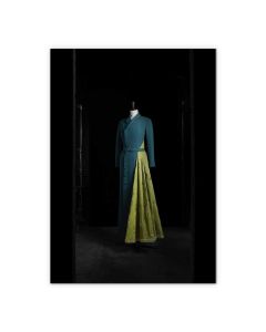 Christian Dior A3 Print - HH Sheikha Moza bint Nasser Collection/Dress in green wool