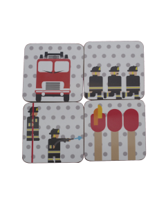 Fire Station Coasters