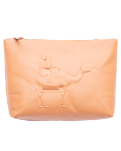 Leather pouch with Camel Design