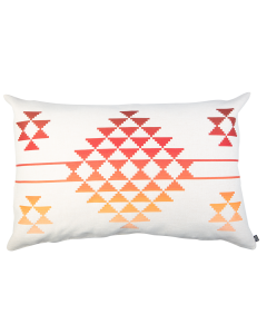 Cushion - Sadu White Pattern - Rectangular