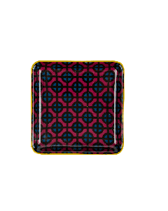 Porcelain Square Plate Gypsum – 11.25 cm