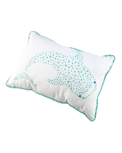 Embroidered Shark Cushion 