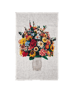 JEFF KOONS LARGE VASE OF FLOWERS - TEA TOWELS