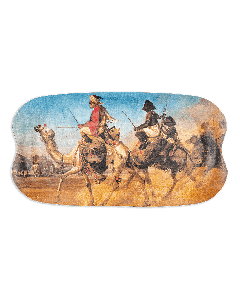 Lusail Museum Exhibition, Hermann Kretzschmer "Camel Riders" Tray