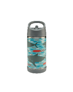 Petit Collage Insulated Stainless Steel Water Bottle Sharks
