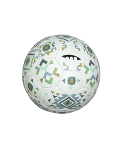 Football (mini) - White with coloured pattern