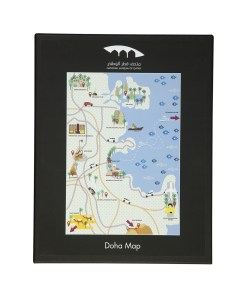 Doha Map – Jigsaw Puzzle Wooden –  250 pc