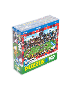 Football Spot & Find 100-Piece Puzzle 3-2-1 QOSM