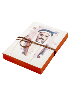 Sketchbook with Canvas Cover - Sheikh Ali Design by Abilash Chacko