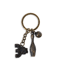Bowling Keychain (Brass) 3-2-1 QOSM 