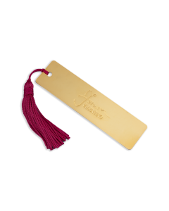 Forever Valentino Exhibition Bookmark (Pink Tassel)