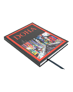Doha Times Notebook designed by Mai Al Mannai