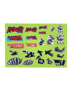 VIRGIL ABLOH PUFFY STICKERS - SET OF 24