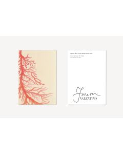 Forever Valentino Exhibition "Vintage" Orange Tree Print Postcard