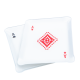 Tray - Qatari Card (Ace of Diamonds)