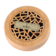 OdorOud in round wooden burner