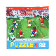  Soccer Junior League 60-Piece Puzzle 3-2-1 QOSM