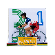 Miniature Cyclist with French Flag Jersey 3-2-1 QOSM