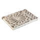 A5 Hardback Notebook gypsum pattern beige colour
