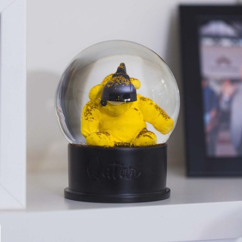 Urs Fischer's Untitled (Lamp/Bear) Glitter Snow Globe