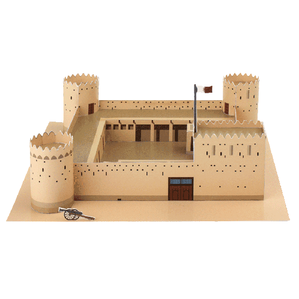 Al Zubarah Fort - Easy Cut & Play 3D Model