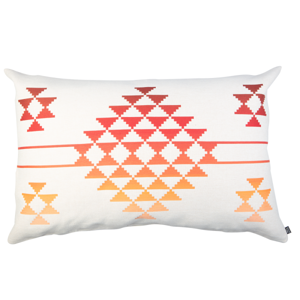 Cushion - Sadu White Pattern - Rectangular