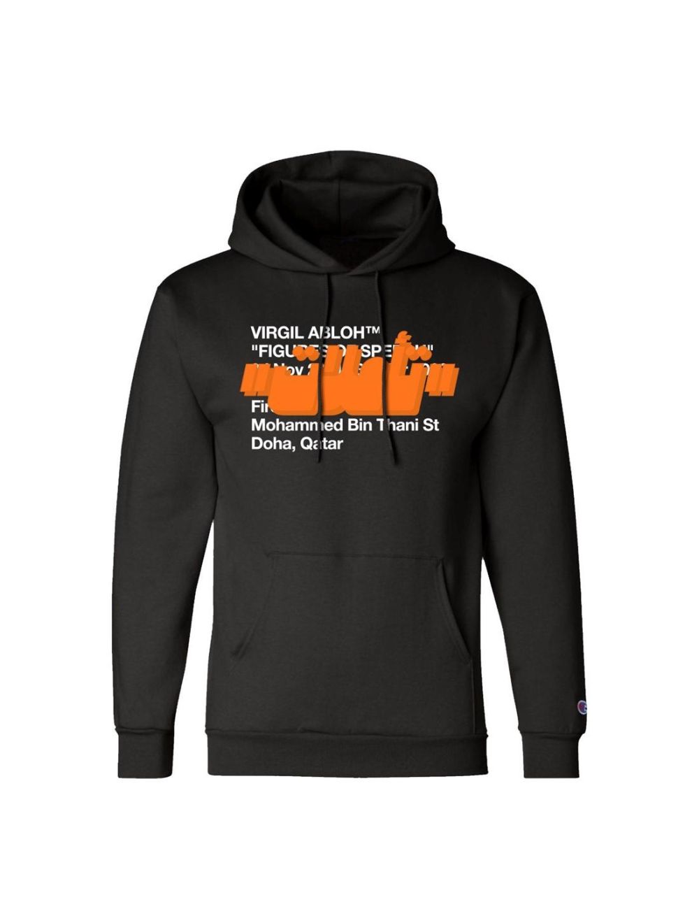 VIRGIL ABLOH Manchester illinois- Hoodie Black