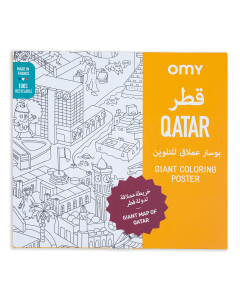 QATAR- POSTER Omy giant coloring poster