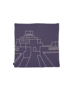 Cushion with Museum of Islamic Art architecture design